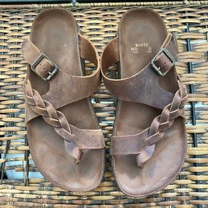 Genuine leather sandals